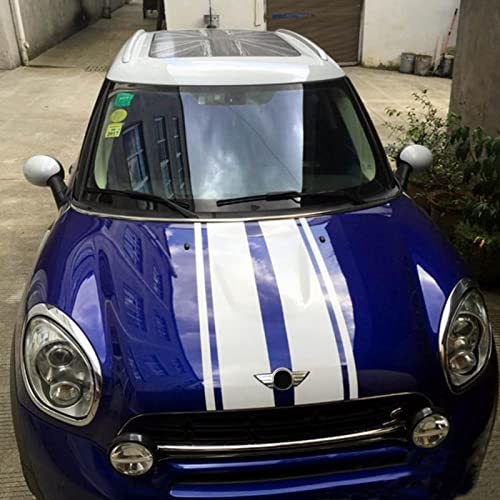 Auto Pegatinas de Calcomanías Body Stripe LateralPegatinas de calcomanías para capó de Cabeza de Coche, para Mini Cooper S One Countryman Clubman R55 R56 R60 R61 F54 F55 F56 F60