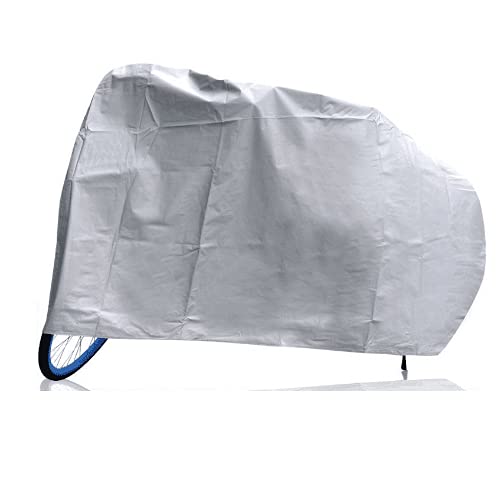 AUTOZOCO Funda para Bicicleta Impermeable a Prueba de Polvo Anti-UV - Ligera - Funda para Interiores con Uso polivalente - Funda Ligera para Bicicleta - 200 cm largo x 100 cm alto