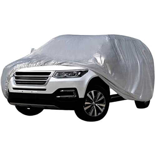 AUTOZOCO Funda para Coche Impermeable a Prueba de Polvo Anti-UV - Ligera - Funda para Interiores con Uso polivalente - Funda Ligera automóvil - 480 cm Largo x 175 cm Ancho x 120 cm Alto (Talla L)