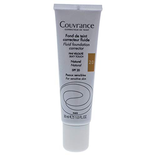 Avene Couvrance Base Corrector Fluido con SPF 20, 30 ml, 2.0 Natural