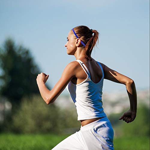 AvoDovA 5 Pz Diadema Deportiva Niño Futbol, Elásticas Diadema Deportiva Antideslizante, Deporte Cintas de Pelo para Mujeres, Banda de Pelo para Fútbol Yoga Trotar Correr