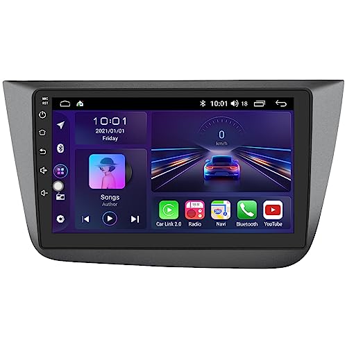 AWESAFE Android 12.0 [2GB+32GB] Radio Coche para Seat Altea XL 2004-2015,Toledo 2004-2009 con Carplay/Android Auto, 9 Pulgadas Pantalla Táctil con WiFi/GPS//RDS/DSP/24Temas, Apoyo Mandos Volante