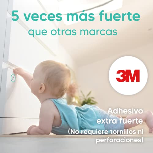 AYCORN Cerraduras de armario magnéticas a prueba de seguridad para niños y bebés, 10 cerraduras y 2 llaves, instalación fácil en segundos, video de instrucciones extra, sin tornillos ni taladros