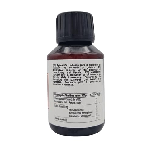 Azucren - Aroma de Vainilla Bourbon - Concentrado para Repostería - Ideal para Postres, Tartas, Bizcochos y Cupcakes - 100 Ml