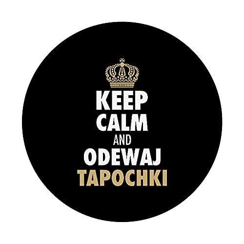 Babushka Tapochki Zapatillas Abuela CCCP URSS Russia Rusia PopSockets PopGrip Intercambiable