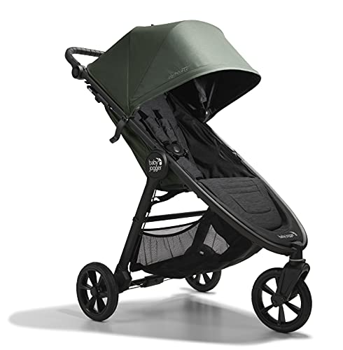 Baby Jogger City Mini GT2 - Carrito de bebé ligero para cualquier terreno, con una sola mano, plegable, color verde