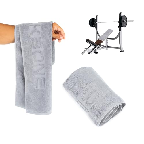 BACKBONE TRAINING Toalla Gimnasio 100% algodón 70 x 35 cm súper-absorvente para GYM Fitness Deportes