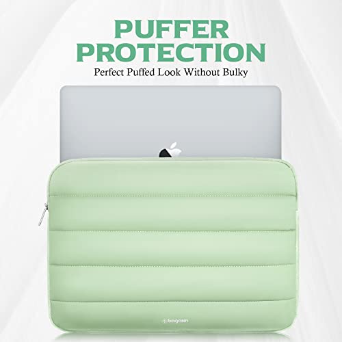 Bagasin Puffer Funda para Portátil, Funda Protectora de 15 15,6 16 Pulgadas Impermeable con Protección de 4 Capas, Bolsa para Ordenador Compatible con MacBook, Portátil HP, DELL, Lenovo, ASUS