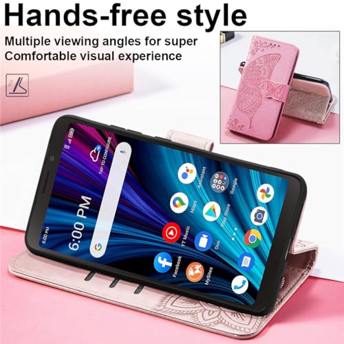 BaiFu Fundas para Xiaomi 11 Pro Tarjetero y Pulsera, Magnetico Wallet Case para Xiaomi 11 Pro, Cartera Carcasa para Xiaomi 11 Pro los Mujere-03