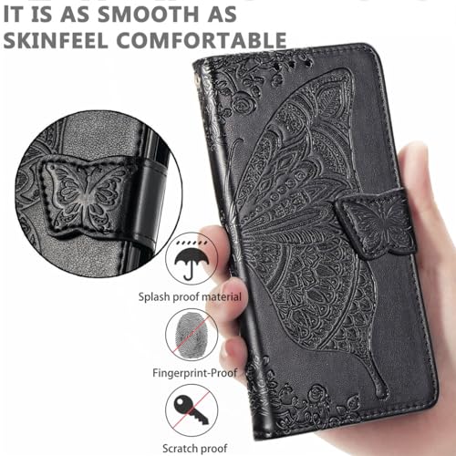 BaiFu Fundas para Xiaomi 11 Pro Tarjetero y Pulsera, Magnetico Wallet Case para Xiaomi 11 Pro, Cartera Carcasa para Xiaomi 11 Pro los Mujere-03