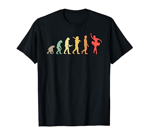 Ballet Evolución Retro Regalo Para Bailarinas Camiseta