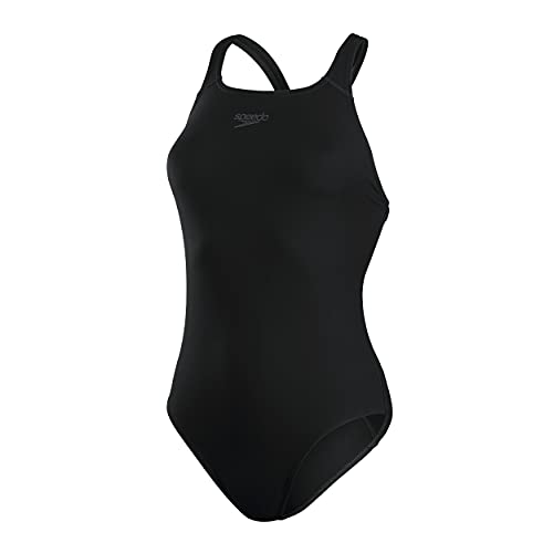 Bañador de una pieza Speedo Eco Endurance+ Medalist para mujer, negro, 34 EU