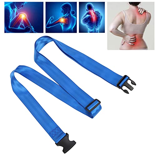 Banda de Movilización Articular, Mulligan Strap Cinturón de Tracción de Estabilización Pélvica Ajustable para Hospital para Fisioterapeutas(Azul)