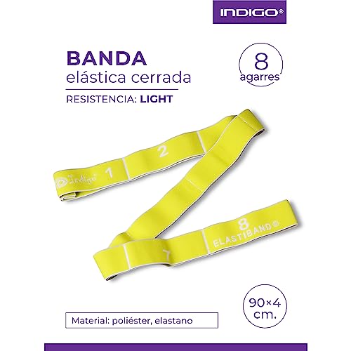 Banda Elástica Cinta Cerrada 8 Asas DRUNA (Light Amarillo)