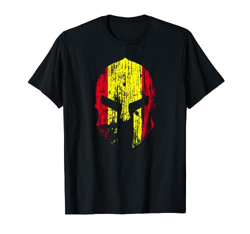 Bandera España Bandera Colores Spartan Race Rojo Amarillo Camiseta