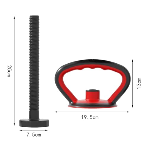 Baoblaze Mango de Pesa Rusa, Equipo Multifuncional con Agarre de Peso, fácil de Transportar, Ajustable para Entrenamiento físico, 1 Mango de Pesa Rusa