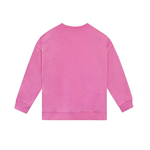 Barbie Sudadera de Lentejuelas para Niñas Jersey de Mangas largas Infantil Rosa 8-9 años