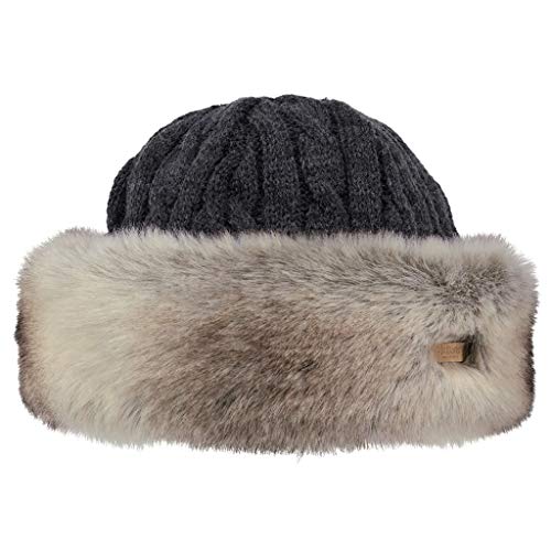 Barts Fur Cable Bandhat, Boina Unisex Adulto, Gris (Rabbit 0009), Talla única (Talla del Fabricante: Uni)