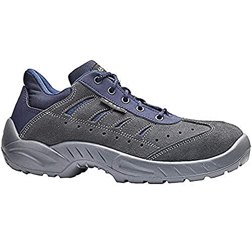 BASE Protection Colosseum S1P SRC Zapato de Seguridad, Talla: 42, Color: Gris/Cobalto, B0163GCR42