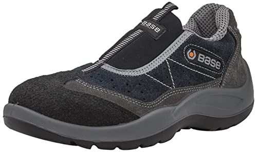 BASE Protection Mechanic S1 SRC Zapato de Seguridad, Talla: 43, Color: Gris/Azul, B0440GBU43