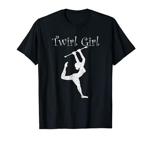 Baton Twirling Girar Chica Camiseta