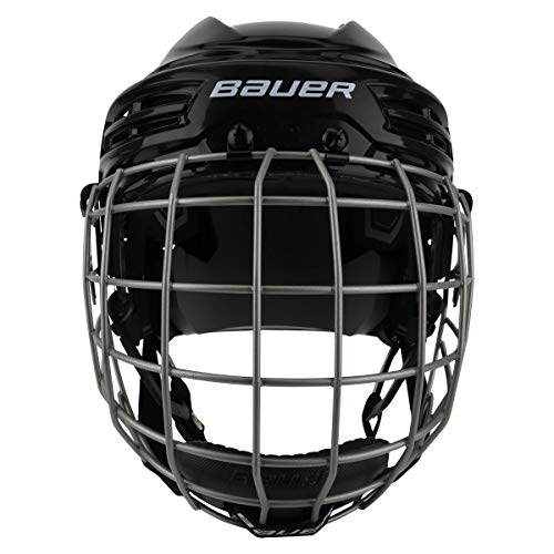 Bauer IMS 5.0 Casco Combo Hombre - Negro, Mediana