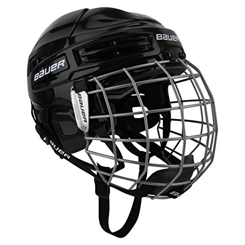 Bauer IMS 5.0 Casco Combo Hombre - Negro, Mediana