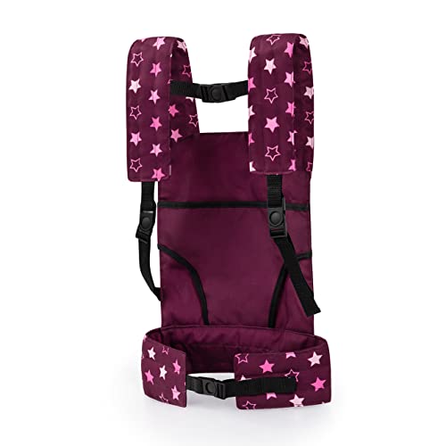 Bayer Design- EasyCarry Portador muñeca, Ajustable, Delantera y Trasera, Burdeos, Rosa, Unicornio, Color (62223AA)