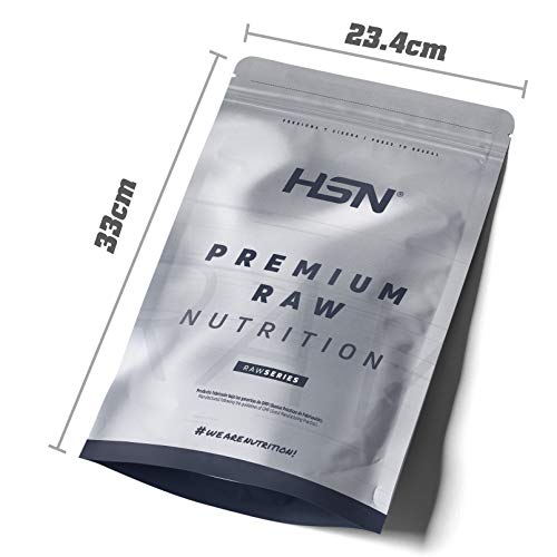 BCAA 4:1:1 de HSN | Sin Sabor 1 Kg = 200 Tomas por Envase de 5 Gramos Aminoácidos Ramificados por Dosis Diaria (Leucina + Valina + Isoleucina) | No-GMO, Vegano, Sin Gluten