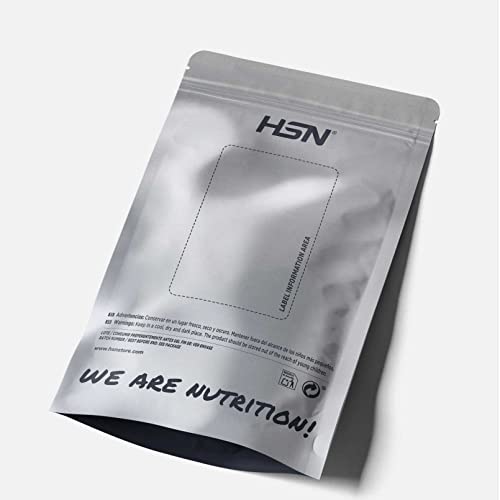 BCAA 4:1:1 de HSN | Sin Sabor 1 Kg = 200 Tomas por Envase de 5 Gramos Aminoácidos Ramificados por Dosis Diaria (Leucina + Valina + Isoleucina) | No-GMO, Vegano, Sin Gluten