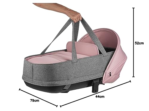 Be Cool Crib Capazo Blando, de 0 a 9 kg, con Colchoneta y Capota, compatible con Slide, Outback y Quantum