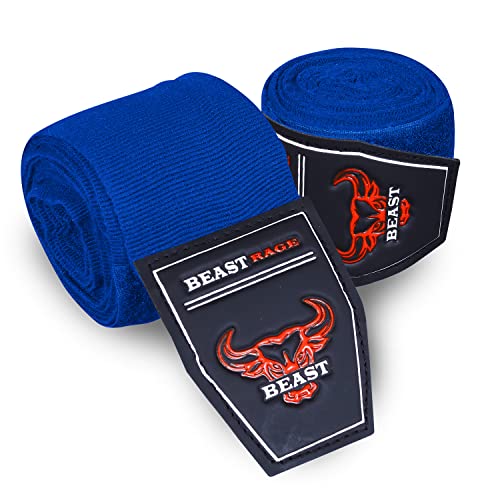 Beast Rage Vendas de Boxeo Vendas elástica para MMA Vendajes DE Mano Boxeo ELÁSTICAS Kick Boxing Muay Thai 2,5M 4,5m