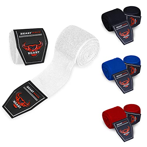 Beast Rage Vendas de Boxeo Vendas elástica para MMA Vendajes DE Mano Boxeo ELÁSTICAS Kick Boxing Muay Thai 2,5M 4,5m