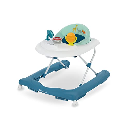 Bebeconfort Explorer Andador bebé primeros pasos, 3 alturas regulables, Centro de actividades con 12 melodías, asiento acolchado, Base Antivuelco, para niños 6 meses – 12 kg, Color Happy Day