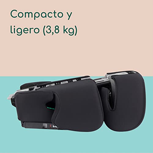 Bebeconfort Road Fix i-Size silla de coche isofix 15-36 kg Grupo 2/3 para niños de 100-150 cm, aprox. 3,5-12 años, silla de coche plegable, regulable en altura, Color Black Mist