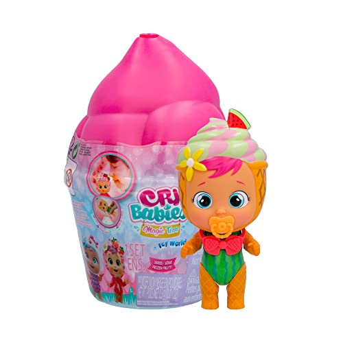 BEBÉS LLORONES LÁGRIMAS MÁGICAS Icy World Frozen Frutti | Muñeca sorpresa Coleccionable que huele a Fruta, Llora y hace Nieve - Juguete niños +3 Años