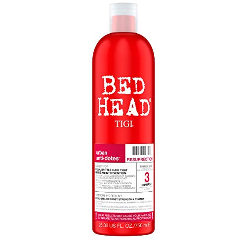 Bedhead by TIGI | Set de champú y acondicionador Resurrection | Cuidado del cabello para cabello quebradizo y dañado | Fórmula de cuidado potente y regeneradora | 2 x 750 ml