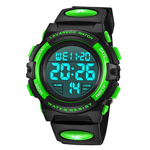 BEN NEVIS Reloj Digital para Niños, Reloj de Los Niños Deporte LED Impermeable Alarma Calendario Luminoso Multifuncional Cronógrafo Reloj de Pulsera para Niños