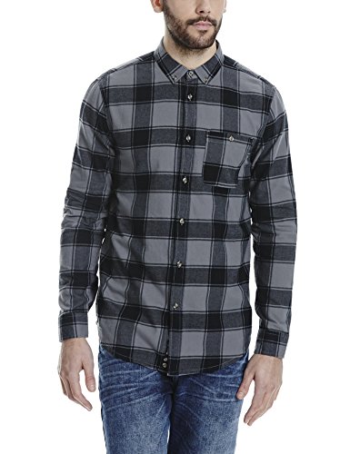 Bench Dialog Camisa, Grau (Dark Grey Gy149), Kragenweite: 40 (Herstellergröße: S) para Hombre