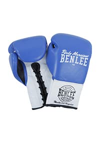 BENLEE Rocky Marciano Unisex - Guantes de Cuero para Adultos, Color Dorado/Blanco/Negro, 228 oz R