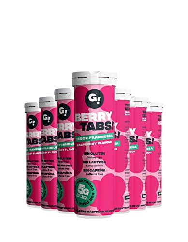 BERRY TABS - Tabletas de glucosa masticables sabor frambuesa