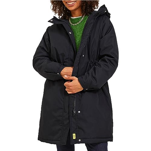 Bestseller A/S Jxhella Otw Sn-Parka, Schwarz, L para Mujer