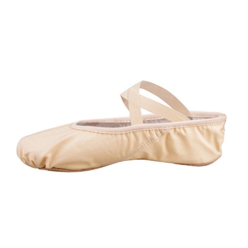 Bezioner-Shop Zapatillas de Ballet Canvas Dance Zapatos Split (Negro y Rosa Claro) Le recomendamos Que Elija uno (1) Tamaño Más Grande Que su Tamaño Normal del Zapato (36, Rosa Claro)