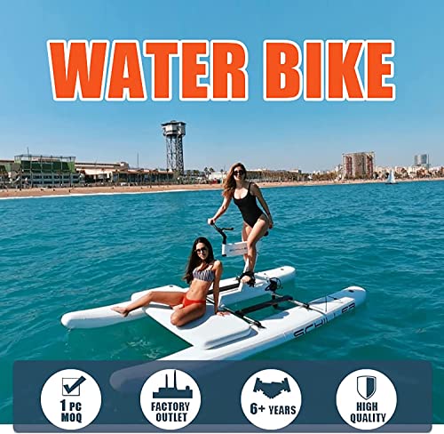 Bicicleta acuática, canotaje acuático,Kayak inflable Bikeboat para lago, Bicicletas acuáticas de ocio para parques,Instalaciones de entretenimiento acuático,Bote inflable de pedales para lago y océano