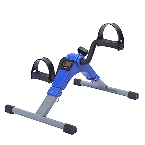 Bicicleta est tica plegable,Pedales Estaticos,Mini Bicicleta Estática,Equipo portátil para entrenamiento de brazos para piernas en casa Bicicleta B