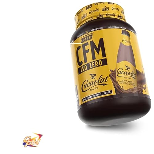 BIG CFM ISO ZERO CACAOLAT 1kg con mezclador proteina isolada