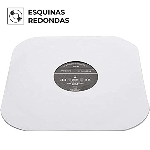 BIG FUDGE Fundas Discos de Vinilo - 50 Fundas Interiores y 50 Exteriores de 12 Pulgadas - Fundas Transparentes Antiestáticas para Vinilos - Funda libre de Ácidos