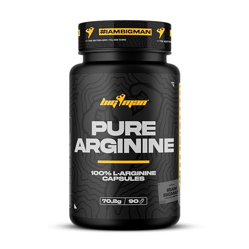 BigMan | Arginina 90 Caps | Aminoacidos l-Arginina | Vaso dilatador | Precursos Oxido Nitrico | Entrenamientos mas Congestionados