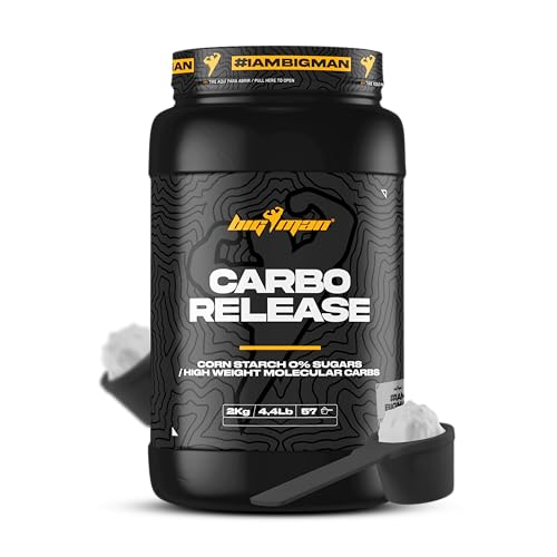 BigMan | Carbo Release 2Kg (Neutra) | Carbohidratos Complejos | Entrenamientos más Intensos | Energia hasta el ultimo Momento | Absorción Rapida e Ilimitada |