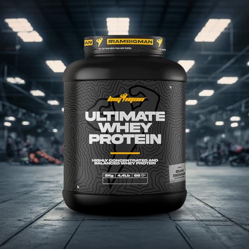 BigMan | Ultimate Whey 2kg (Vainilla Canela) | Proteína Concentrada de Calidad | Bcaa y Glutamina | Gran Ganancia Muscular | Recuperación Deportiva | Tonificación Muscular